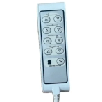 Hand controller for E4 treatment beds with heating (4 motor)