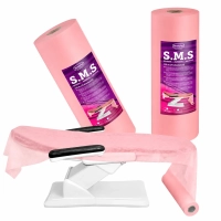Non-woven disposable sheets Beautyfor 80cm × 150m, pink