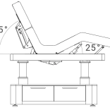 Electric SPA bed Silverfox VERA PLUS E4 – with heating function