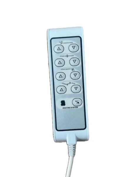 Hand controller for E4 treatment beds with heating (4 motor)