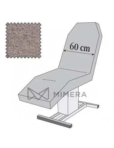 Schutzbezug für Liegen - 60 cm - grau