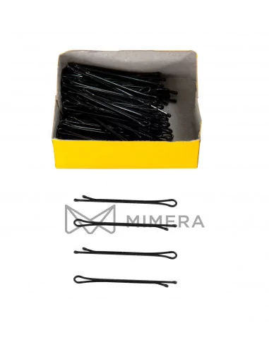 Black hair clips - 100 pcs/box