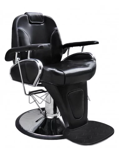 Barber chair LEON - shiny black