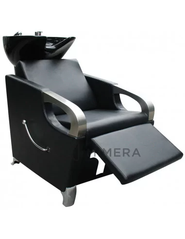 Shampoo chair ATLAS - matt black