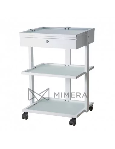 Cosmetic trolley SLEEK - white