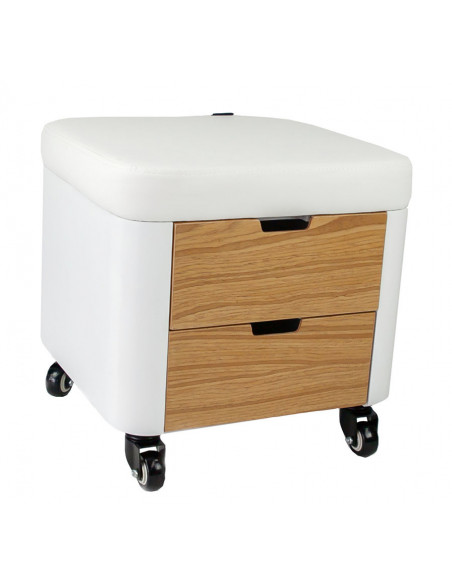 pedicure stool with drawers