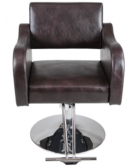 brown salon chairs