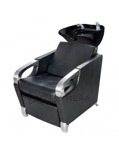 Shampoo chair ATLAS - shiny black