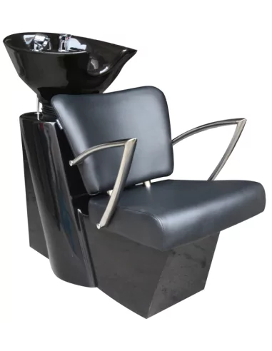 Shampoo chair SOLO - matt black