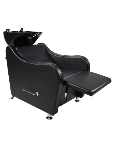 Shampoo chair GALA - matt black