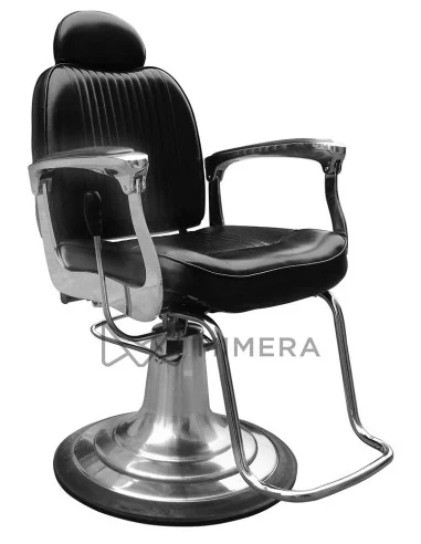 Barber chair ARMAN - shiny black