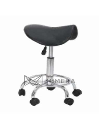 Hairdressing stool MIRA - matt black