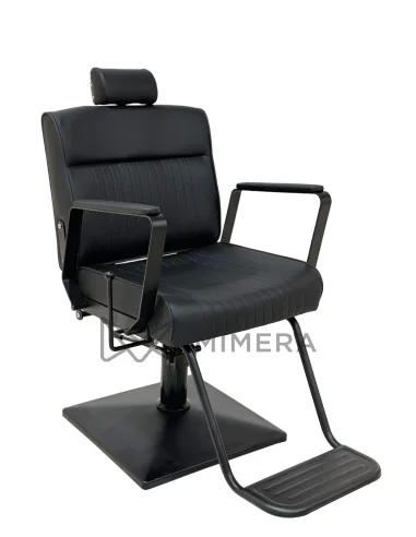 Barber chair MASTER BLACK - matt black