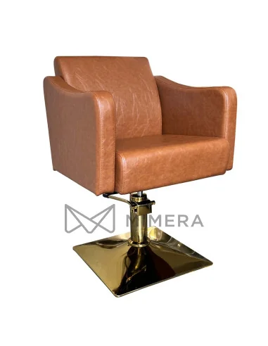 Styling chair SAMILE GOLD - copper brown