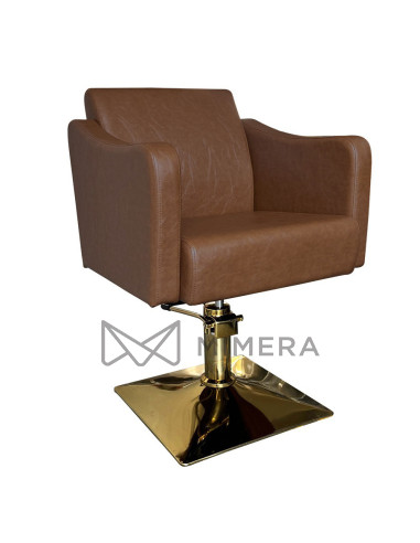 Styling chair SAMILE GOLD - copper brown