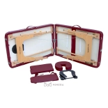 Massage bed ASPEN R1 - wine red