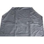 Chemical resistant hairdressing apron 83x66 cm