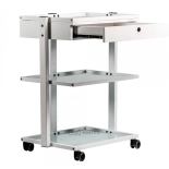 Kosmetický stolek SLEEK - bílá