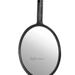 Hairdressing hand mirror - round