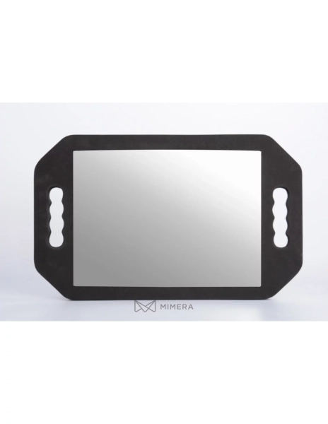 Hairdressing hand mirror foam - rectangle
