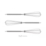 Metlička na míchání barev - kovová 10 ks