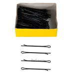 Čierne sponky do vlasov - 100 ks/box