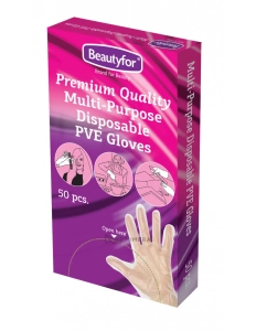 Multipurpose premium gloves made of PVE (50 pcs / pack) - Small