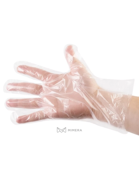 Disposable HDPE gloves (100pcs).