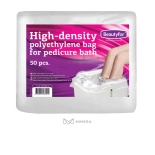 Polyethylene bags for pedicure bath 51x51cm (50pcs.)