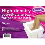 Polyethylene bags for pedicure bath 51x51cm (50pcs.)