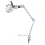 LED Lupa lampa HELGA-T 3 dioptrie s úchytkou na stůl