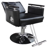 Kadeřnické křeslo IRIS - lesklá černá