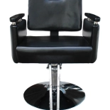 Kadeřnické křeslo IRIS - lesklá černá