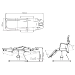 Kosmetikliege hydraulisch LUKE