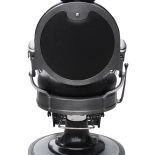 Retro barber chair MONET - matt black