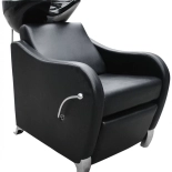 Kadernícky umývací box GLAMI - čierne umývadlo, matná čierna