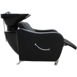 Kadernícky umývací box GLAMI - čierne umývadlo, matná čierna