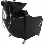 Kadernícky umývací box GLAMI - čierne umývadlo, matná čierna