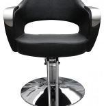 Kadeřnické křeslo LANA - matná černá