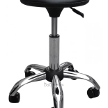 Hairdressing stool MOBY - matt black