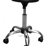 Hairdressing stool MOBY - matt black