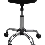 Hairdressing stool MILO - matt black