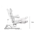 Electric pedicure chair APUS E5 - swivel