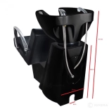 Shampoo chair SOUL - shiny black