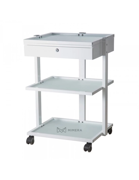 Kosmetický stolek SLEEK - bílá