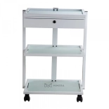 Kosmetický stolek SLEEK - bílá