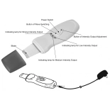 Portable ultrasonic skin scrubber P-03