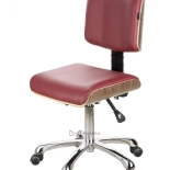 Cosmetic chair DENY TEAK - wine red