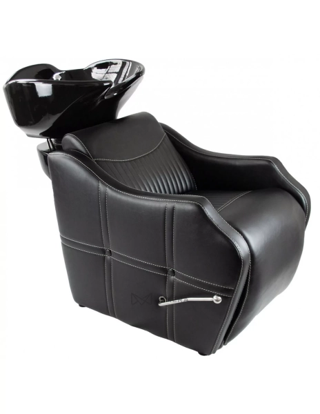 Shampoo chair KING - matt black