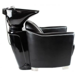 Friseur-Waschbecken GRECO - schwarzes Becken, matt schwarz